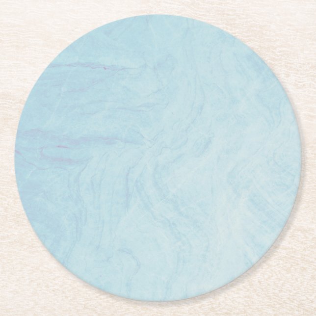 marble Stone Green Paper Coaster (Front)