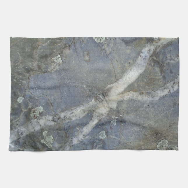 Marble Stone Grey Tea Towel (Horizontal)