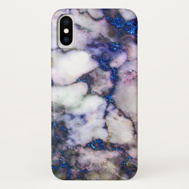 Marble Stone In White Grey And Pink Colours Case-Mate iPhone Case (Back)
