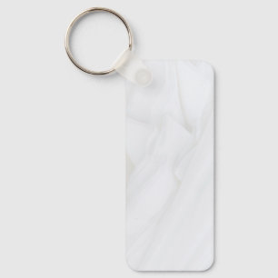 Marble Stone Metal Rectangle Keychain