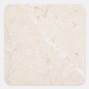 Marble Stone Neutral Tile Brown Background Blank Square Sticker
