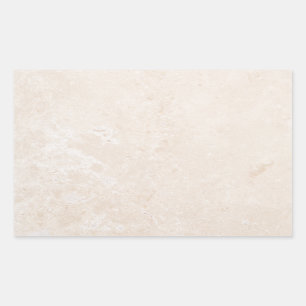 Marble Stone Neutral Tile Yellow Background Blank Rectangular Sticker