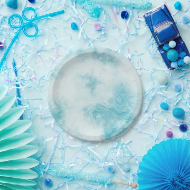 Marble Stone Paper Plate (Party)