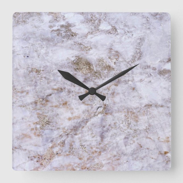 Marble Stone Pattern Acrylic Wall Clock (Front)