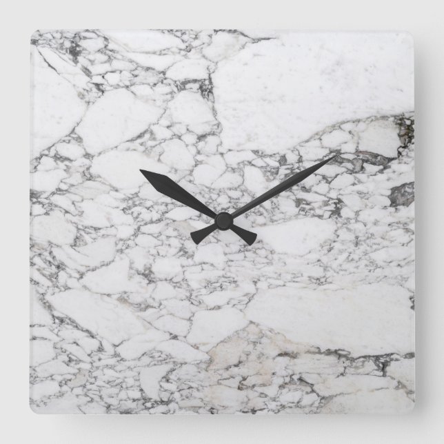Marble Stone Pattern Acrylic Wall Clock (Front)