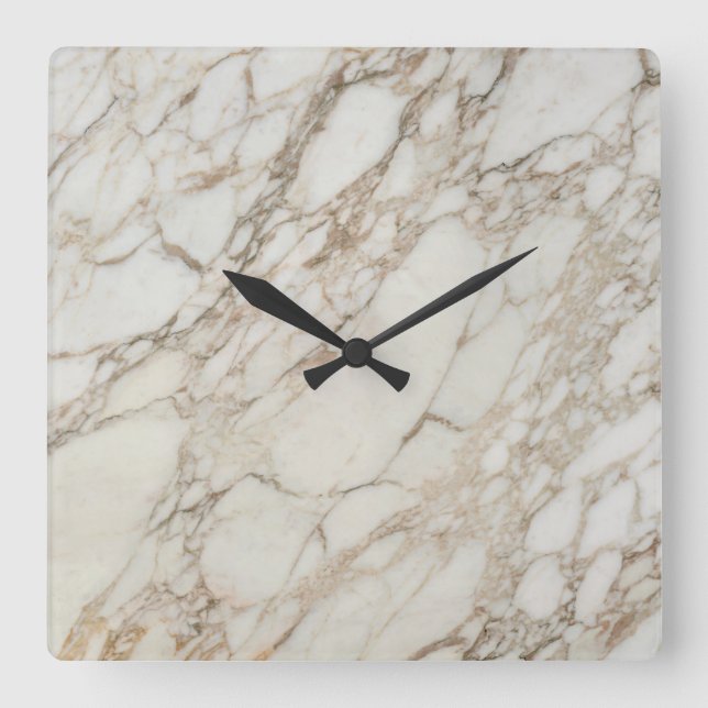 Marble Stone Pattern Acrylic Wall Clock (Front)