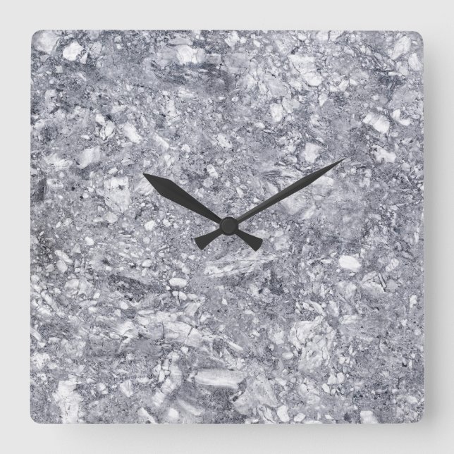 Marble Stone Pattern Acrylic Wall Clock (Front)