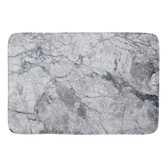 Marble Stone Pattern Bath Mat (Front)