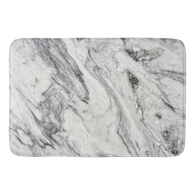 Marble Stone Pattern Bath Mat (Front)