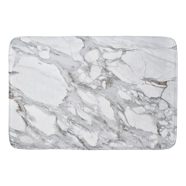 Marble Stone Pattern Bath Mat (Front)