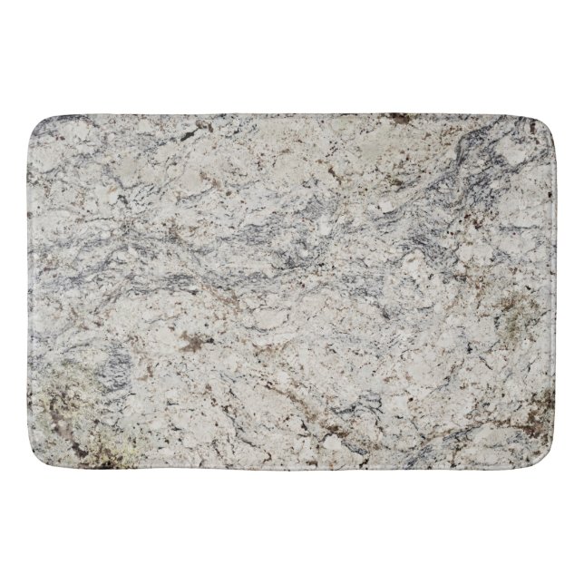 Marble Stone Pattern Bath Mat (Front)
