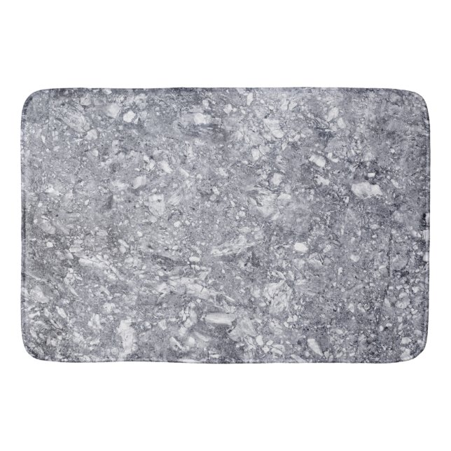 Marble Stone Pattern Bath Mat (Front)