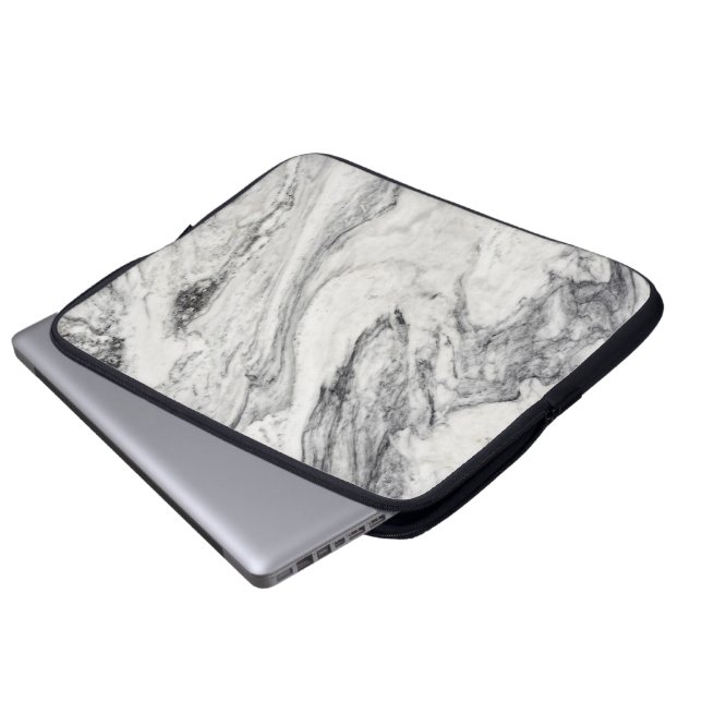 Marble Stone Pattern Laptop Sleeve (Front Bottom)