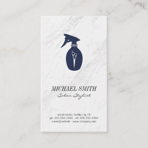 Marble Stone   Salon Stylist Business Card
