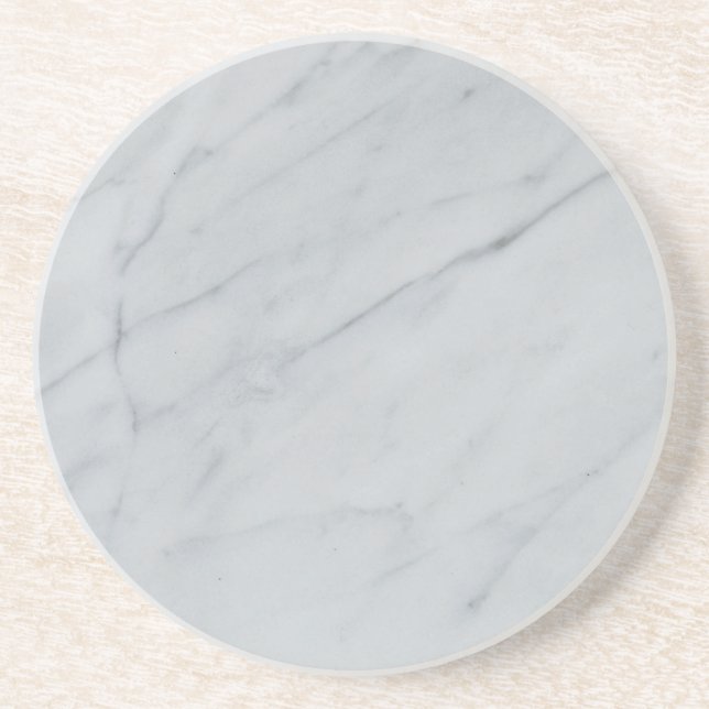 Marble Stone Sandstone Drink Coaster (Front)