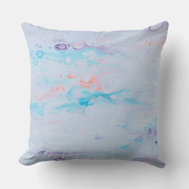 Marble Stone Throw Pillow 20" x 20" (Front)