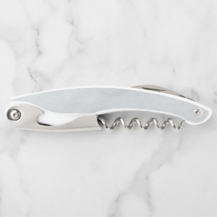 Marble Stone White Corkscrew Bottle Opener