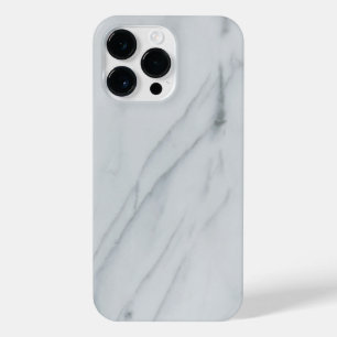 Marble Stone White iPhone 14 Pro Max Case