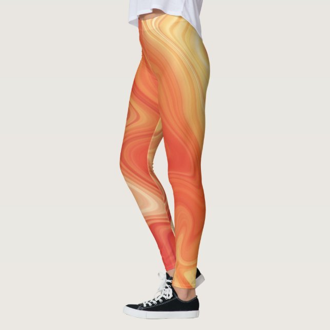 Marble Style Flow Leggings (Left)