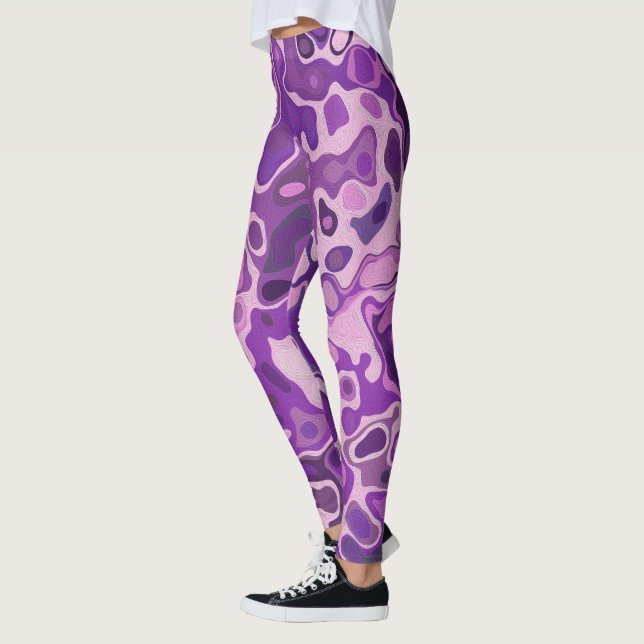 Marble Style  Leggings (Left)