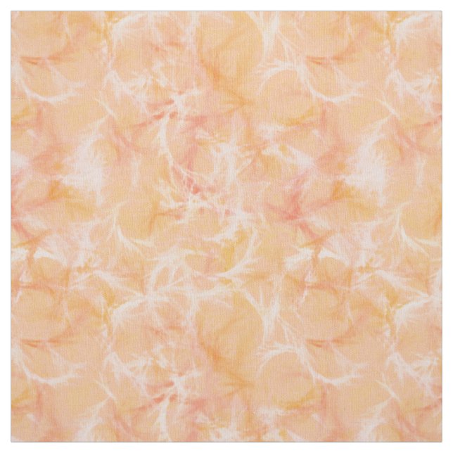 Marble swirl print - soft orange fabric (Swatch)