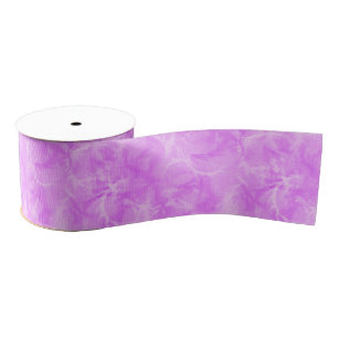 Marble swirl print - soft violet grosgrain ribbon