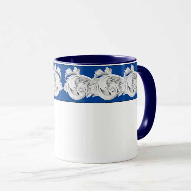 Marble Tendrils on a Combo Mug (11 oz.)  (Front Right)