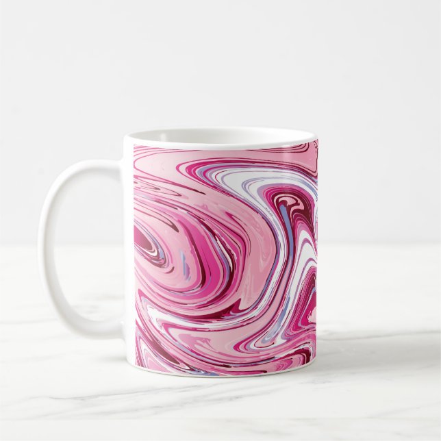 Marble texture background. Liquid marble texture a Coffee Mug (Left)
