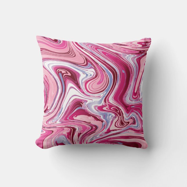 Marble texture background. Liquid marble texture a Cushion (Front)
