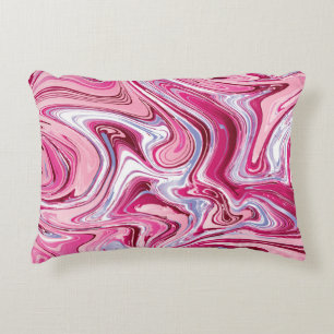 Marble texture background. Liquid marble texture a Decorative Cushion