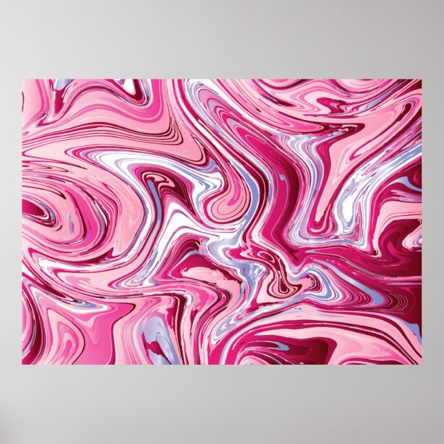 Marble texture background. Liquid marble texture a Poster (Front)