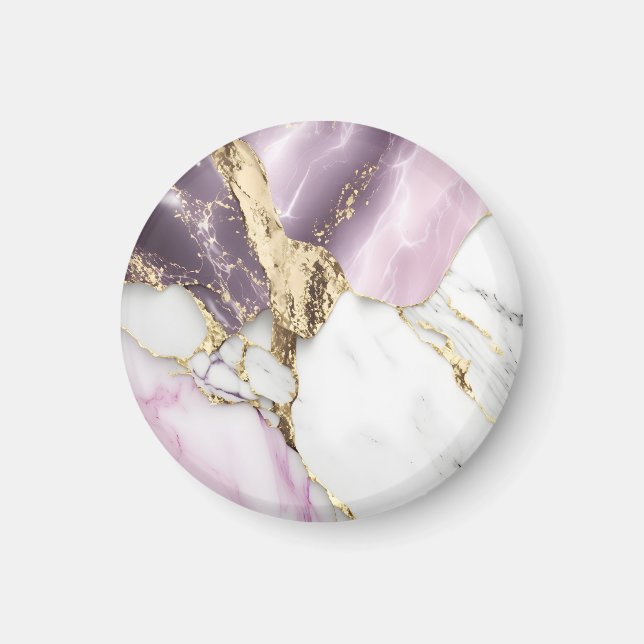 Marble texture background with a luxurious magnet (Front)