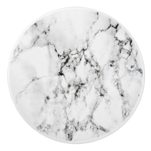 Marble texture ceramic knob