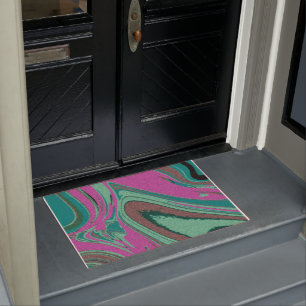 Marble Texture Colourful   Doormat