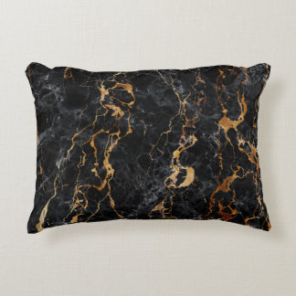 Marble Texture: Elegant Stone Surface. Decorative Cushion