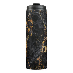 Marble Texture: Elegant Stone Surface. Thermal Tumbler