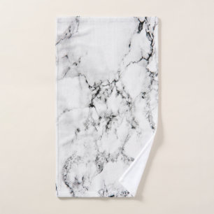 Marble texture hand towel