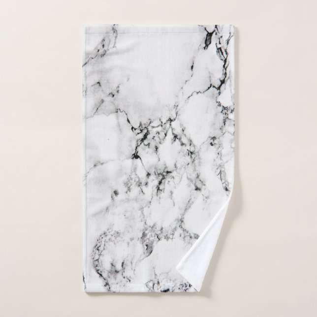 Marble texture hand towel (Hand Towel)