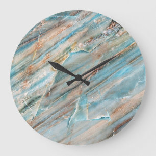 Marble texture: high-resolution print design large clock