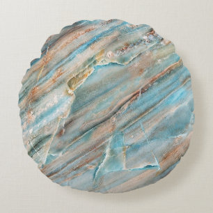 Marble texture: high-resolution print design round cushion