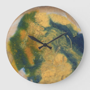 Marble texture large clock