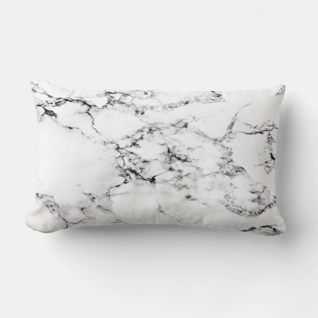 Marble texture lumbar cushion (Front)