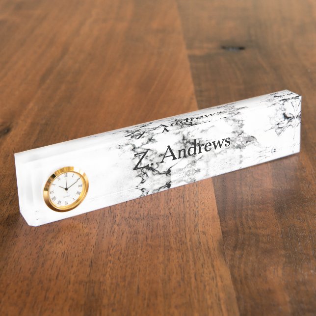 Marble texture nameplate (Side)