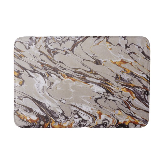  Marble Texture Nature    Bath Mat (Front)