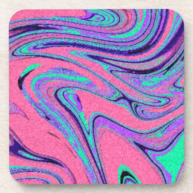 Marble Texture Pattern cute  Coaster (Front)