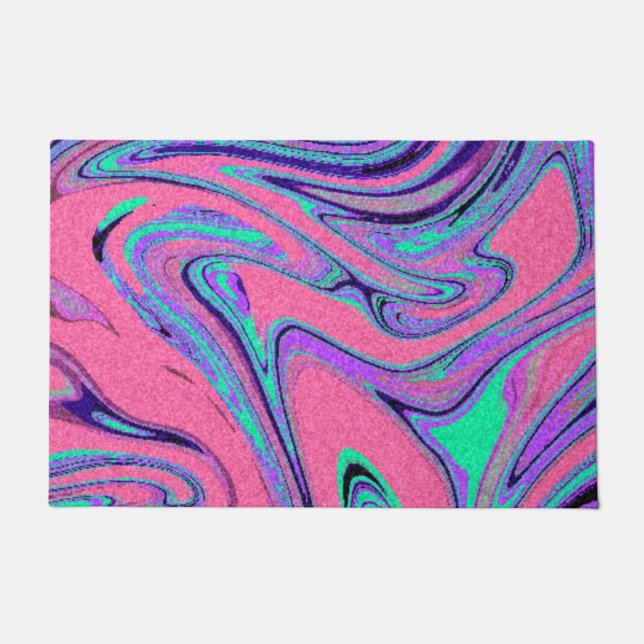 Marble Texture Pattern Cute   Doormat (Front)