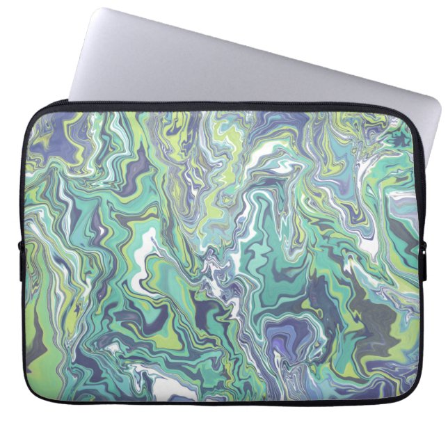 Marble Texture Pattern Cute  Laptop Sleeve (Front)