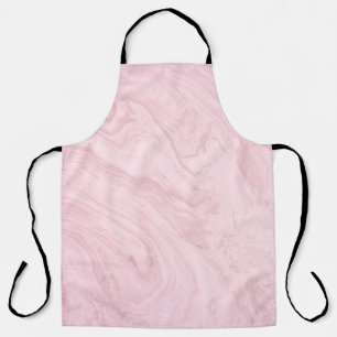 Marble texture pink lavender apron