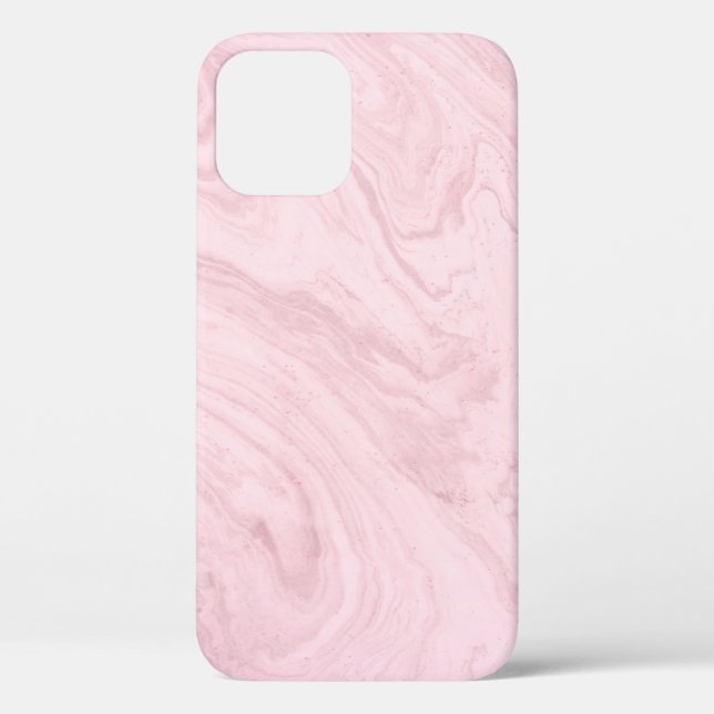 Marble texture pink lavender Case-Mate iPhone case (Back)