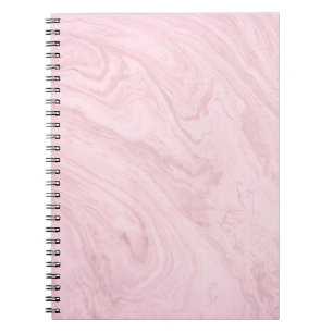 Marble texture pink lavender notebook